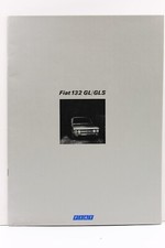 brochure depliant fiat 132 gl gls auto epoca vintage abarth rally corsa ss