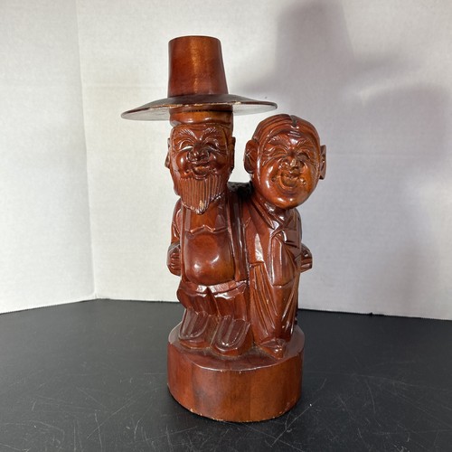 Scultura vintage legno - scultura,