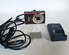Canon IXUS 80 IS 8.0MP 3X fotocamera digitale compatta marrone testato caricabatterie batteria