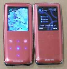 Lot of 2 Samsung YP-S3 PINK