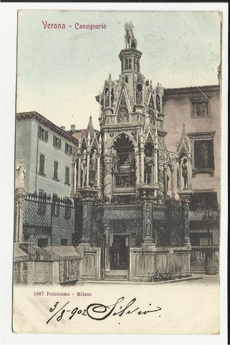 Cartolina antica verona - antica, di