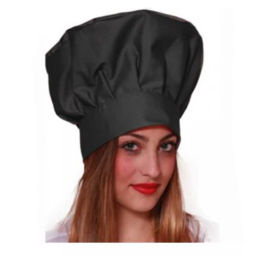 Cappello cuoco unisex - cuoco, nero