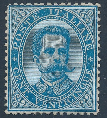 Italia 1879 umberto 25 n - umberto, i