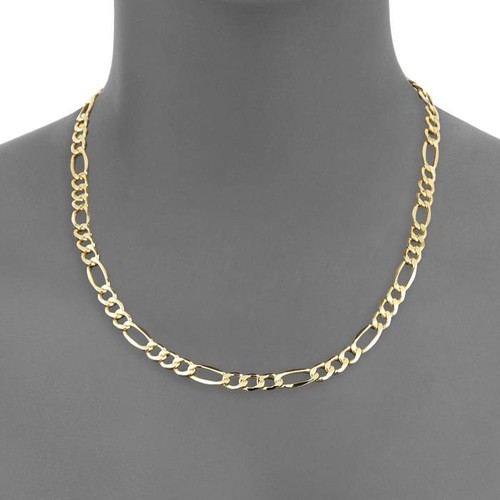 Collana catena figaro italiana - catena,