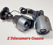 2 Telecamere Guaste Piccola Videocamera Sorveglianza Finta Falsa Telecamera Cam 