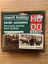 Vintage Merit Hobby #5132 HO/OO Gauge Horse Drawn Delivery Van Oxo Livery NOS