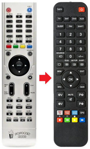 Telecomando adatto per popcorn - telecomando,