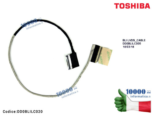 Cavo flat lcd toshiba - cavo,