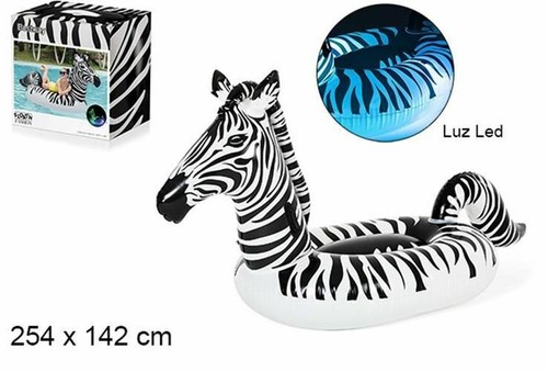 Zebra gonfiabile gigante con - gigante,
