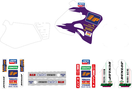 Adesivi grafiche moto honda - adesivi,