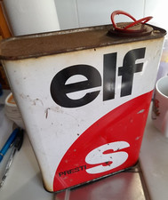 Latta vintage olio ELF presti S COMPLETA!!! - originale