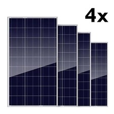 SET 4 PCS Pannello per energia