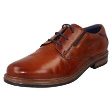 Scarpe stringate formali da uomo Bugatti '313-A8Z01-4000' in pelle cognac