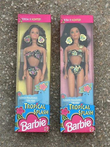 Lotto bambole barbie tropical - lotto,