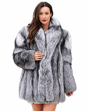 Autentica pelliccia cappotto