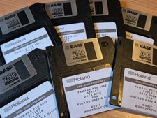 Collezione stili floppy disk
