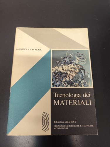 Libro tecnologia dei - libro, materiali