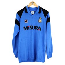 1990-91 Inter Maglia Allenamento Uhlsport Misura L   SHIRT MAILLOT TRIKOT