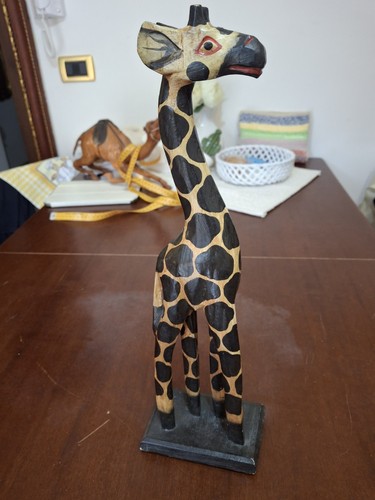 Giraffa vintage legno - giraffa,