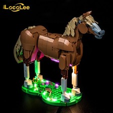 LocoLee Kit Luci LED per LEGO Creator 3 in 1 31166 Bellissimo Set Illuminazione Cavalli