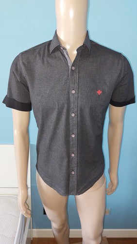 Camicia uomo antracite - antracite, a