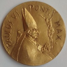 Medaglia Anno Santo di Manfrini 1975 Papa Paolo VI, Basiliche Patriarcali