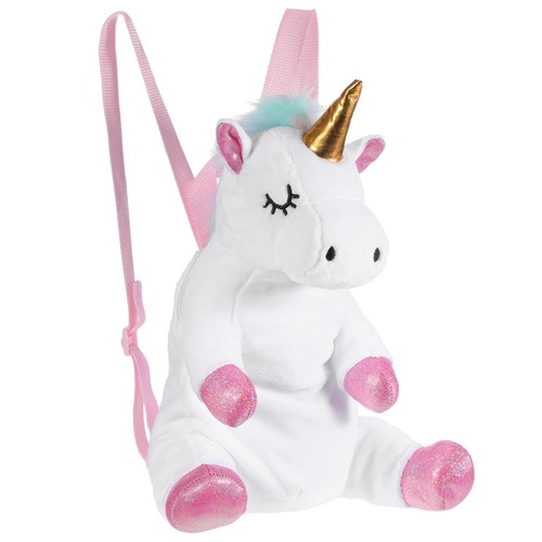 Zainetto unicorno peluche - unicorno,