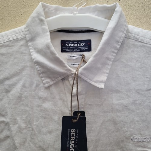 Camicia uomo sebago 100 - camicia,