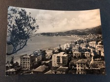 cartolina bianco nero viaggiata Varazze Savona Liguria Michelangiolesca bn bn