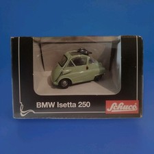 SCHUCO 1:43 -BMW ISETTA 250-Modellino Auto Metallo Verde - Made In Germany  