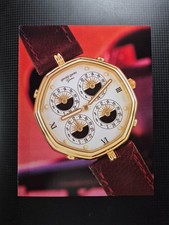 1989 Gerald Genta - Stampa da Magazine Originale Vintage