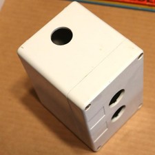 Eaton E22CDP2 Nonmetallic Pushbutton Enclosure 1 Row Vertical 2 Holes