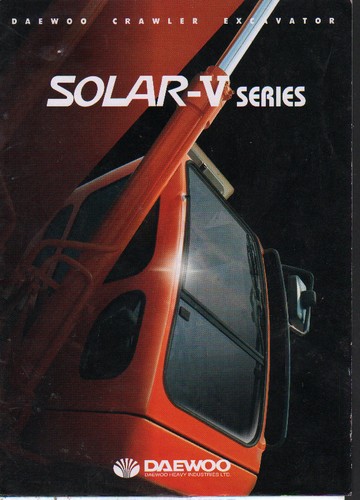 Foglietto brochure escavatore