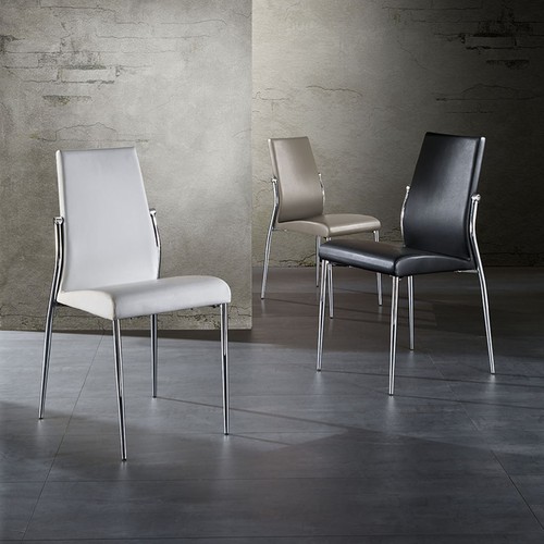 Set sedie hudson pelle - sedie,
