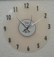 Vinyl Clock or Record on Frame Pink Floyd - "The Wall" - crystal