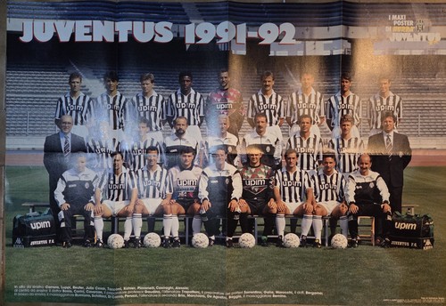 Doppio poster juventus 1991 - doppio,