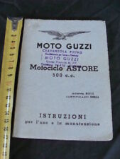 Manuale uso manutenzione Moto Guzzi Astore 500 originale