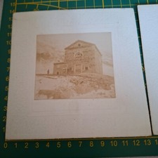 2 Antiche  FOTO alpinismo  chiesa e casa montagne lombardia