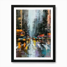 Stampa artistica della pioggia