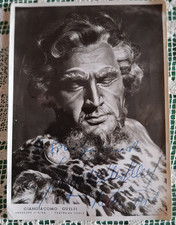 AUTOGRAFO SIGNED AUTOGRAPH GIANGIACOMO GUELFI TEATRO SCALA AIDA GIUSEPPE VERDI