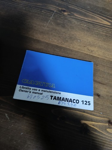 Libretto uso cagiva tamanaco - uso,