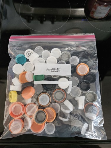 100 tappi bottiglia - tappi, plastica