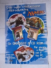 POSTER MANIFESTO ORIGINALE MAGIC GATHERING L'ADUNANZA 2000 68X48 cm RARO