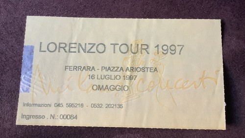 Vintage biglietto ticket - biglietto,