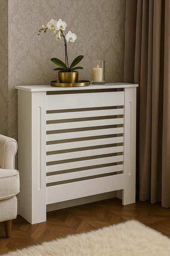 Radiator cover white - cover,