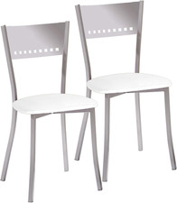 2 Sedie Metalliche Con