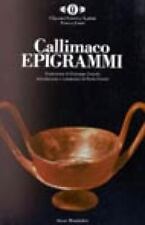 EPIGRAMMI CALLIMACO INTROD