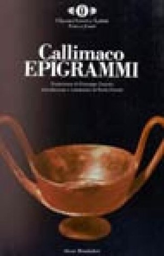 Epigrammi callimaco introd - callimaco,