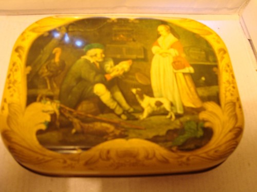 Scatola latta pubblicitaria - scatola,