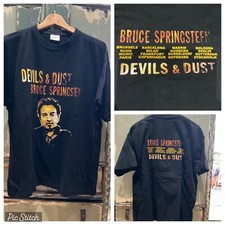 MAGLIETTA BRUCE SPRINGSTEEN DEVILS & DUST TOUR 2005 RARA VINTAGE